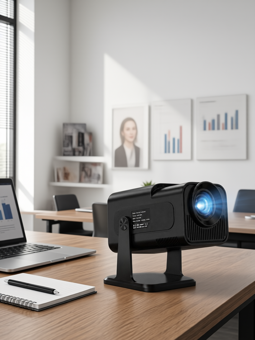 WiFi6 ve Bluetooth 5.4 Destekli LED Projektör - HCS350pro Yeni Nesil